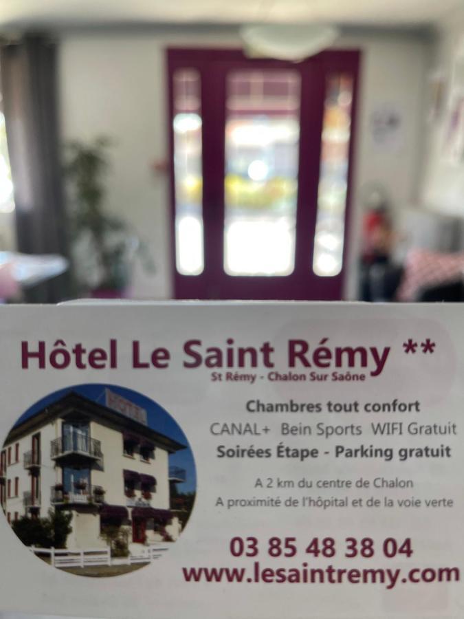 "Contact Hotel" Le Saint Remy - Chalon Sud Buitenkant foto